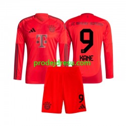 FC Bayern Mnichov Dresy Fotbal Harry Kane 9 Dětský Domácí 2024-2025 Dlouhý rukáv