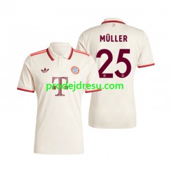FC Bayern Mnichov Dresy Fotbal Muller 25 Muž Alternativní 2024-2025 Krátký rukáv