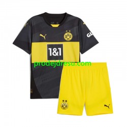 Borussia Dortmund Dresy Fotbal Dětský Venkovní 2024-2025 Krátký rukáv