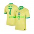 Brazílie Dresy Fotbal VINI JR 7 Muž Domácí 2024 Krátký rukáv