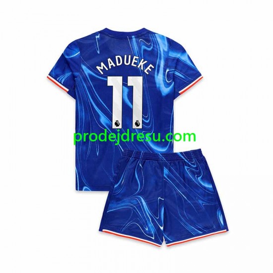 Chelsea Dresy Fotbal Noni Madueke 11 Dětský Domácí 2024-2025 Krátký rukáv