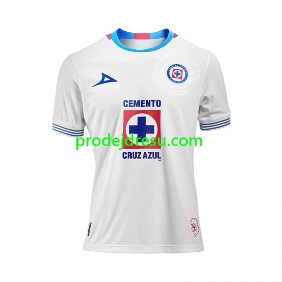 Cruz Azul Dresy Fotbal Muž Venkovní 2024-2025 Krátký rukáv