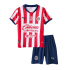 Dresy Fotbal Deportivo Guadalajara Dětský Domácí 2024-2025 Krátký rukáv