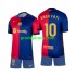 FC Barcelona Dresy Fotbal Ansu Fati 10 Dětský Domácí 2024-2025 Krátký rukáv