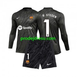 FC Barcelona Dresy Fotbal Ter Stegen 1 Brankářské Dětský Alternativní 2024-2025 Dlouhý rukáv