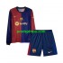 FC Barcelona Dresy Fotbal Dětský Domácí 2024-2025 Dlouhý rukáv