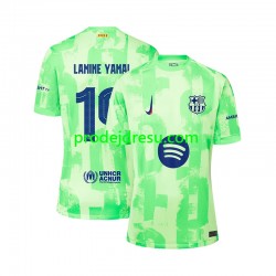 FC Barcelona Dresy Fotbal LAMINE YAMAL 19 UCL Font Muž Alternativní 2024-2025 Krátký rukáv