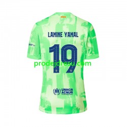 FC Barcelona Dresy Fotbal LAMINE YAMAL 19 UCL Font Muž Alternativní 2024-2025 Krátký rukáv