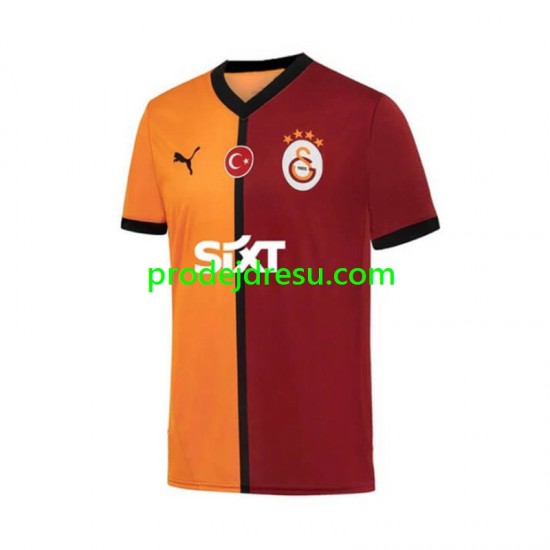 Galatasaray Dresy Fotbal Muž Domácí 2024-2025 Krátký rukáv