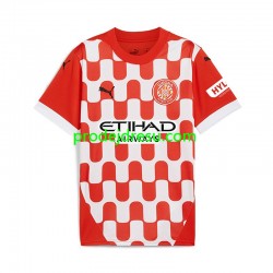 Dresy Fotbal Girona Muž Domácí 2024-2025 Krátký rukáv