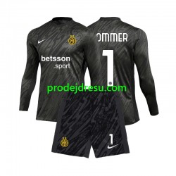 Inter Milán Dresy Fotbal Yann Sommer 1 Brankářské Dětský Alternativní 2024-2025 Dlouhý rukáv