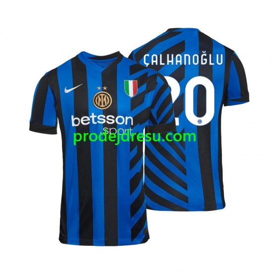 Inter Milán Dresy Fotbal Hakan Calhanoglu 20 Muž Domácí 2024-2025 Krátký rukáv