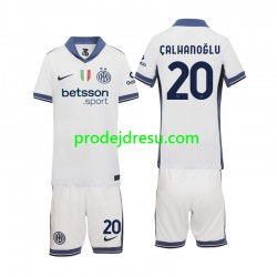 Inter Milán Dresy Fotbal Hakan Calhanoglu 20 Dětský Venkovní 2024-2025 Krátký rukáv