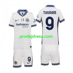 Inter Milán Dresy Fotbal Marcus Thuram 9 Dětský Venkovní 2024-2025 Krátký rukáv