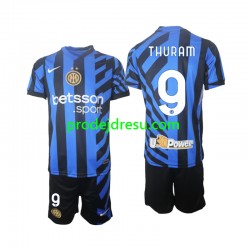Inter Milán Dresy Fotbal Marcus Thuram 9 Dětský Domácí 2024-2025 Krátký rukáv
