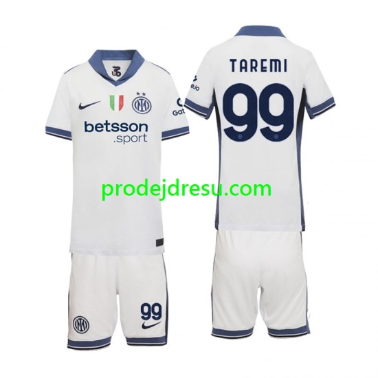 Inter Milán Dresy Fotbal Mehdi Taremi 99 Dětský Venkovní 2024-2025 Krátký rukáv