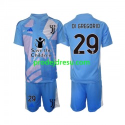 Juventus Dresy Fotbal Michele Di Gregorio 29 Brankářské Dětský Čtvrtý 2024-2025 Krátký rukáv