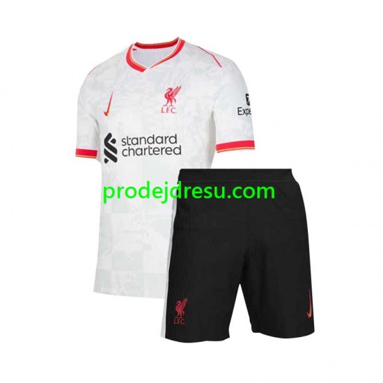 Liverpool Dresy Fotbal Dětský Alternativní 2024-2025 Krátký rukáv