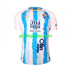 Málaga CF Dresy Fotbal Muž Domácí 2024-2025 Krátký rukáv