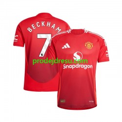 Manchester United Dresy Fotbal Beckham 7 Muž Domácí 2024-2025 Krátký rukáv