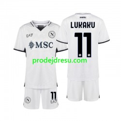 SSC Neapol Dresy Fotbal Lukaku 11 Dětský Venkovní 2024-2025 Krátký rukáv
