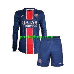 Paris Saint-Germain Dresy Fotbal Dětský Domácí 2024-2025 Dlouhý rukáv
