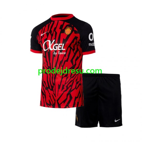 Dresy Fotbal RCD Mallorca Dětský Domácí 2024-2025 Krátký rukáv