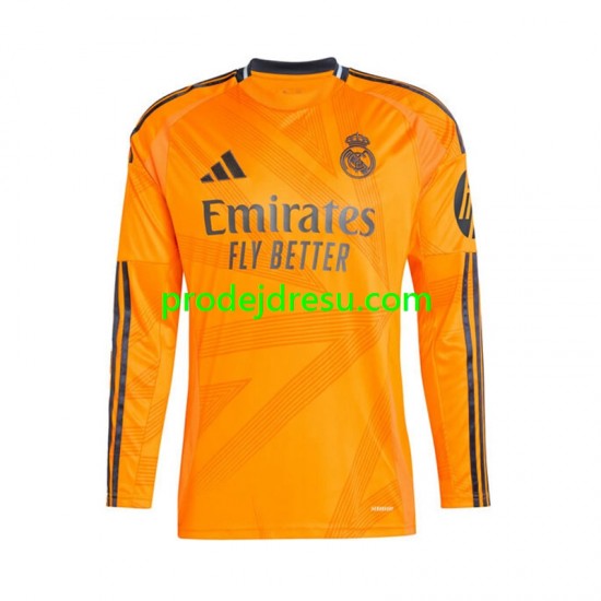 Real Madrid Dresy Fotbal Muž Venkovní 2024-2025 Dlouhý rukáv