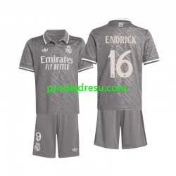 Real Madrid Dresy Fotbal Endrick 16 Dětský Alternativní 2024-2025 Krátký rukáv