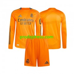 Real Madrid Dresy Fotbal Dětský Venkovní 2024-2025 Dlouhý rukáv