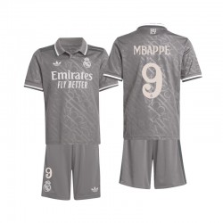Real Madrid Dresy Fotbal Mbappé 9 Dětský Alternativní 2024-2025 Krátký rukáv