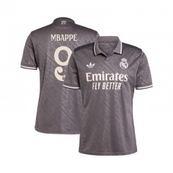 Real Madrid Dresy Fotbal Mbappé 9 Muž Alternativní 2024-2025 Krátký rukáv