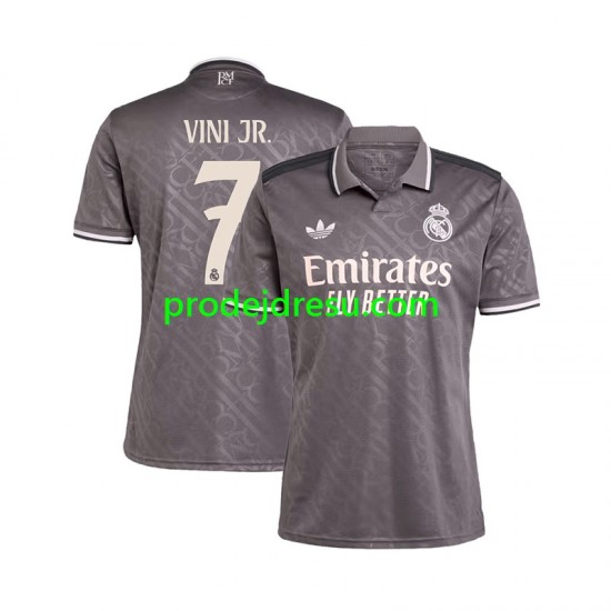 Real Madrid Dresy Fotbal VINI JR 7 Muž Alternativní 2024-2025 Krátký rukáv