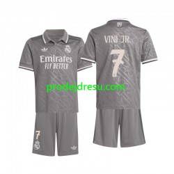 Real Madrid Dresy Fotbal Vini JR. 7 Dětský Alternativní 2024-2025 Krátký rukáv
