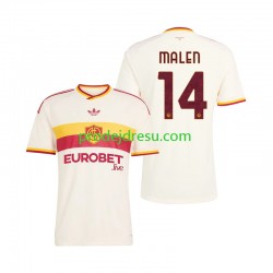 AS Řím Dresy Fotbal Donyell Malen 14 Muž Venkovní 2026-2027 Krátký rukáv