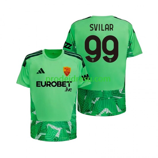 AS Řím Dresy Fotbal Mile Svilar 99 Brankářské Muž Domácí 2026-2027 Krátký rukáv