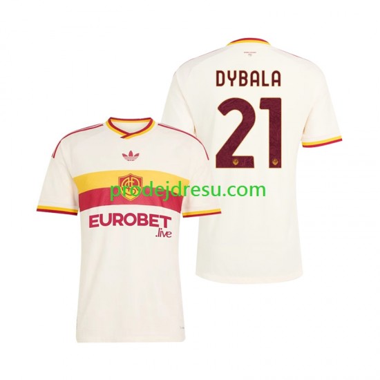 AS Řím Dresy Fotbal Paulo Dybala 21 Muž Venkovní 2026-2027 Krátký rukáv