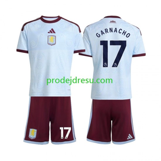 Aston Villa Dresy Fotbal Alejandro Garnacho 17 Dětský Alternativní 2026-2027 Krátký rukáv