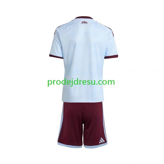 Aston Villa Dresy Fotbal Dětský Alternativní 2026-2027 Krátký rukáv