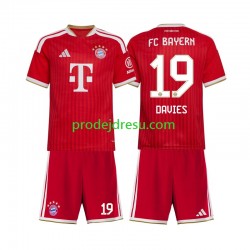 FC Bayern Mnichov Dresy Fotbal Alphonso Davies 19 Dětský Domácí 2026-2027 Krátký rukáv