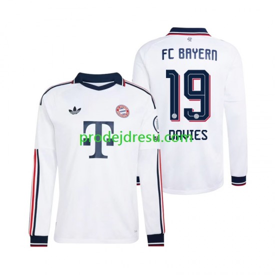 FC Bayern Mnichov Dresy Fotbal Alphonso Davies 19 Muž Venkovní 2026-2027 Dlouhý rukáv