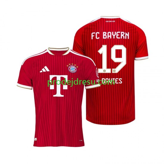 FC Bayern Mnichov Dresy Fotbal Alphonso Davies 19 Muž Domácí 2026-2027 Krátký rukáv