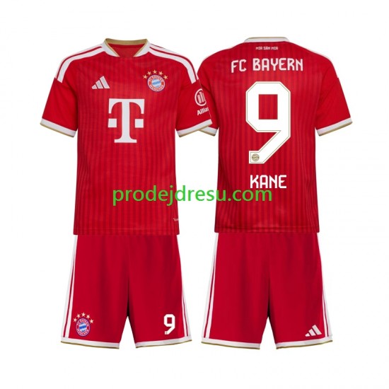 FC Bayern Mnichov Dresy Fotbal Harry Kane 9 Dětský Domácí 2026-2027 Krátký rukáv