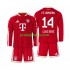 FC Bayern Mnichov Dresy Fotbal Luis Diaz 14 Dětský Domácí 2026-2027 Dlouhý rukáv