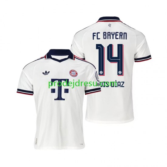FC Bayern Mnichov Dresy Fotbal Luis Diaz 14 Muž Venkovní 2026-2027 Krátký rukáv