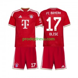 FC Bayern Mnichov Dresy Fotbal Michael Olise 17 Dětský Domácí 2026-2027 Krátký rukáv