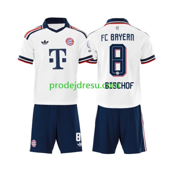 FC Bayern Mnichov Dresy Fotbal Tom Bischof 8 Dětský Venkovní 2026-2027 Krátký rukáv