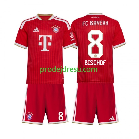 FC Bayern Mnichov Dresy Fotbal Tom Bischof 8 Dětský Domácí 2026-2027 Krátký rukáv