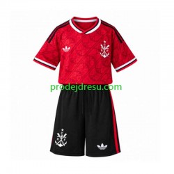 CR Flamengo Dresy Fotbal Dětský Alternativní 2026-2027 Krátký rukáv