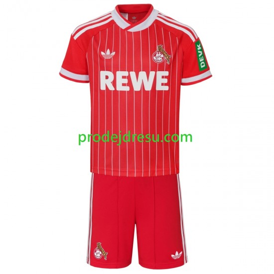 FC Köln Dresy Fotbal Dětský Alternativní 2026-2027 Krátký rukáv